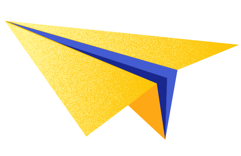 Paper plane illustration